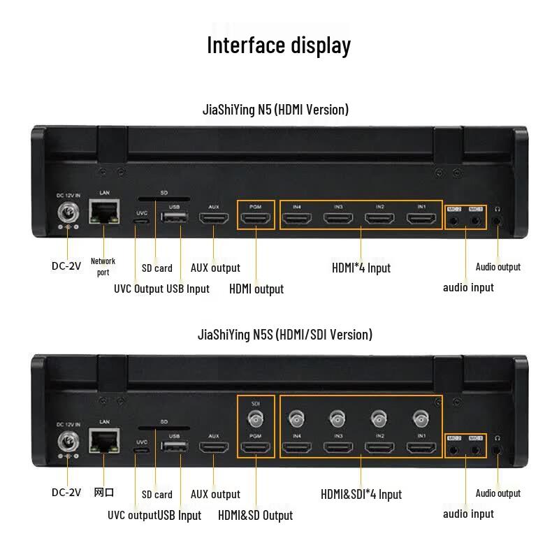 JiaShiYing N5 4K Live Broadcast Switcher