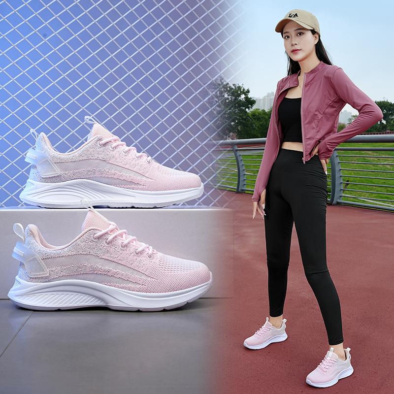 Damen-Schlupfschuhe, leichte, lässige Lauf-Sneaker, atmungsaktive Wander-Tennisschuhe für Damen, Laufschuhe, bequeme Mesh-Sneaker