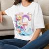 Floral Letter E T-Shirt | Watercolor Initial Flowers Letter E Tee Gift for Her Mom Grandma Family Friend Sister Crew Team Party Aunt