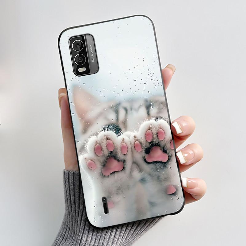 Phone Case for Nokia C210 C110 C300 Cases Luxury Dragon Cute Cool Boys Girls Black Soft TPU Protective Cover Shockproof Fundas