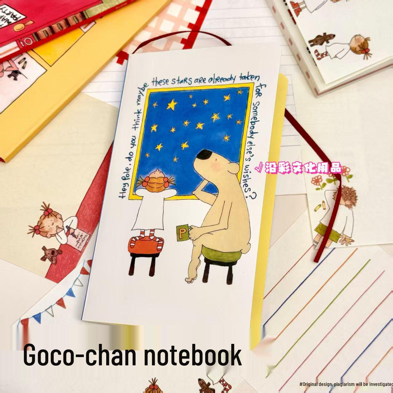 Xiaohongshu COCO Японский мультфильм Милый Портативный Студенческий Планировщик Блокнот