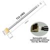 Brass Spade Soldering Iron Tip Smooth Tinning Shovel Shape T12 Spade Tip Fast Heat Conduction Detachable Soldering Tip