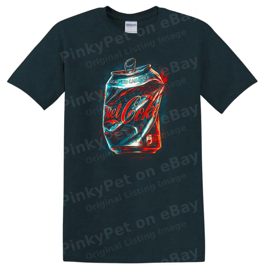 Diet Soda Can Graphic Art T Shirt Urban Streetwear Cool Tee Design