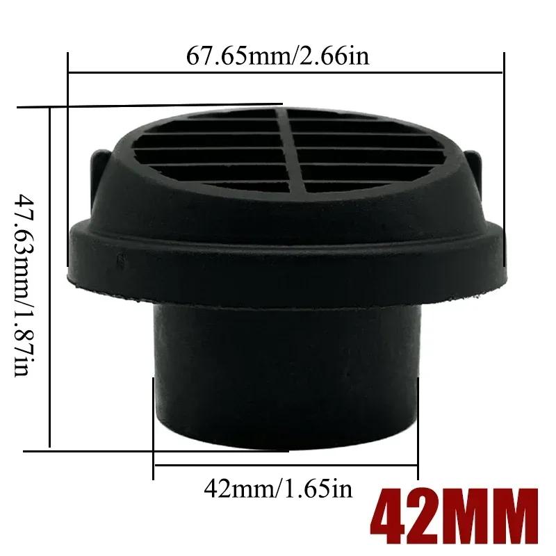 2X 42/60/75/90mm Car Parking Heater Air Vent Outlet Heater Ducting Pipe Air Joiner Directional Rotatable For Webasto Eberspacher