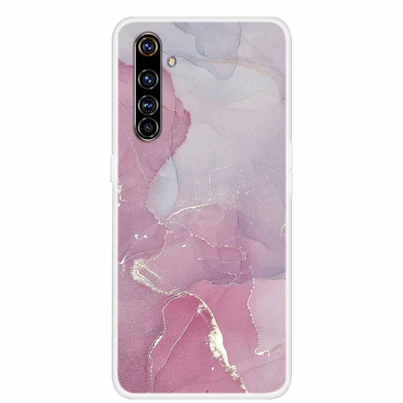 For Realme X50 Pro 5G Case 6.44" Marble Soft TPU Silicone Clear Phone Case for OPPO Realme X50 5G Back Cover X50 Pro Transparent