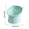 Raised Tilted Pet Food Bowl Plastic Cat Dog Feeding Bowl With Wide Rim And Stable Base For Daily Dry Food And Water Use For Home Pet Feeding Areas