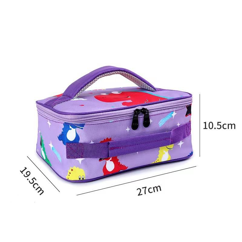 Cooler Lunch Bag Kids Cartoon Girls Boys Portable Thermal Food Picnic Boxes Bags for School Kids  Lunch Box Tote