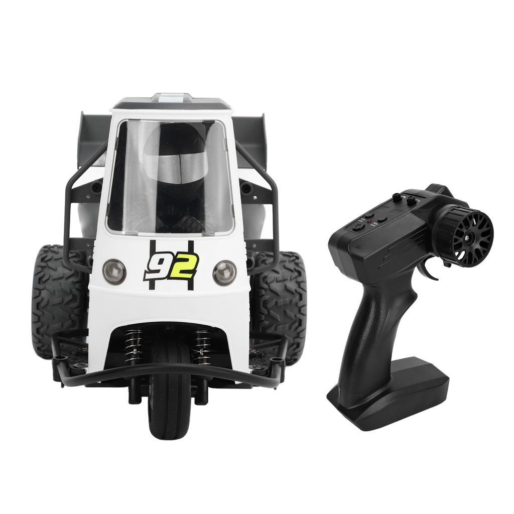 Three Wheeled RC Car 118 Scale Retro Remote Control High Speed Drift Car with Spray and Light for