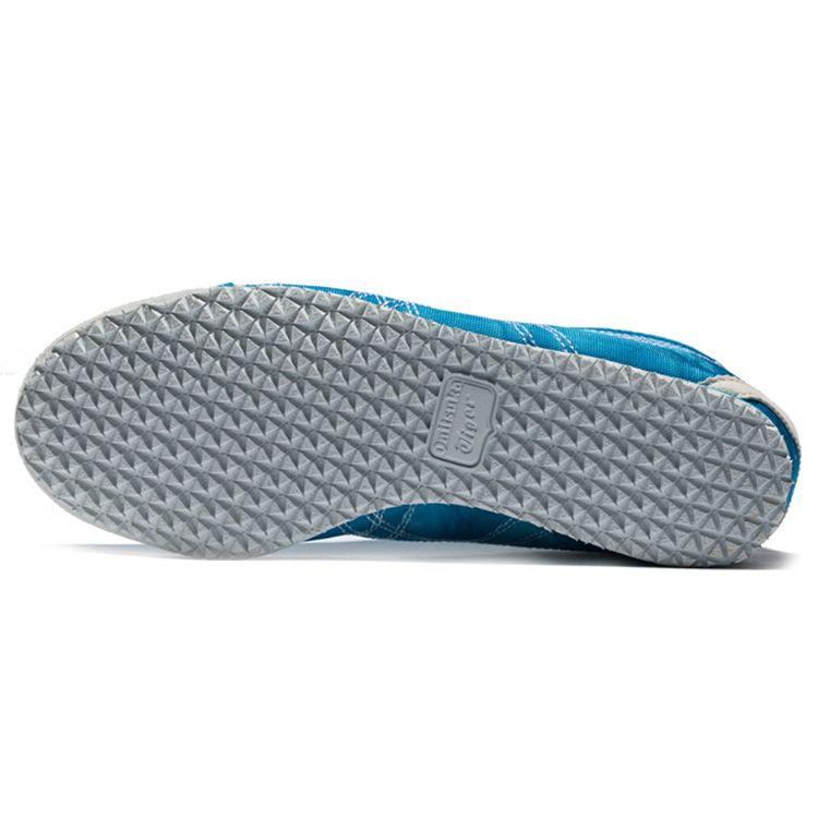 Onitsuka Tiger Mexico 66 Slip-On Comfortable Lazy Wear Shock Absorption Non-Slip Durable Low-Top Casual Shoes Women sneaker Blue White D5N6N-4201