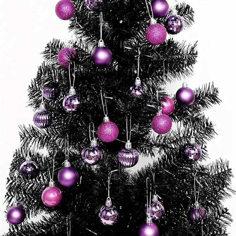 24 Pcs 3Cm Christmas Balls Set Xmas Tree Hanging Pendant Christmas Decoration Home Party Hanging Ornament New Year Decoration