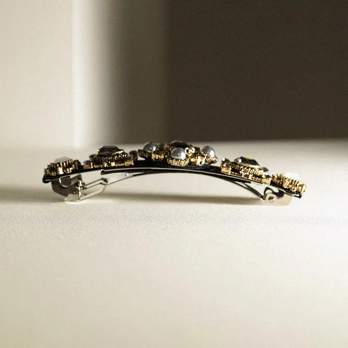 Blooming Black Pearl Hairpin