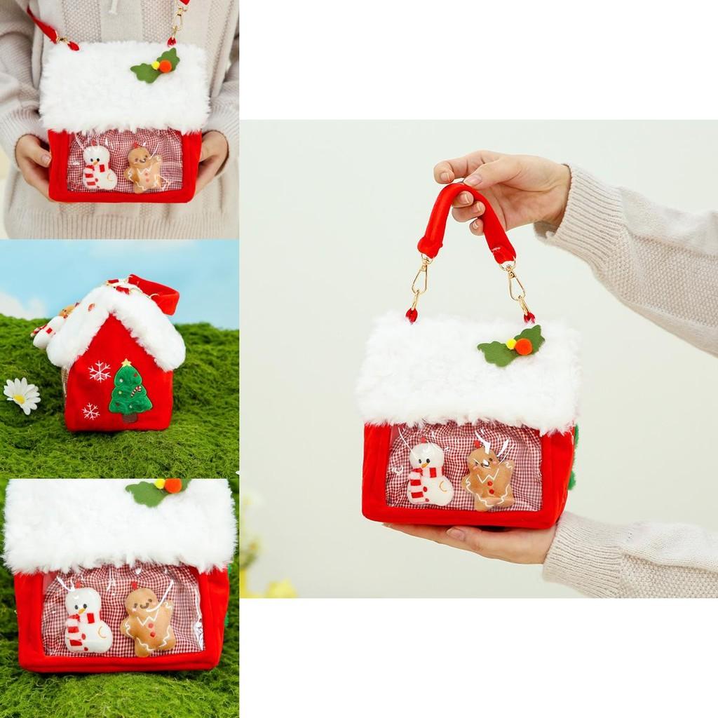 Cozy And Fun Plush Christmas Bag Cute Animal Design Perfect For Holiday Presents