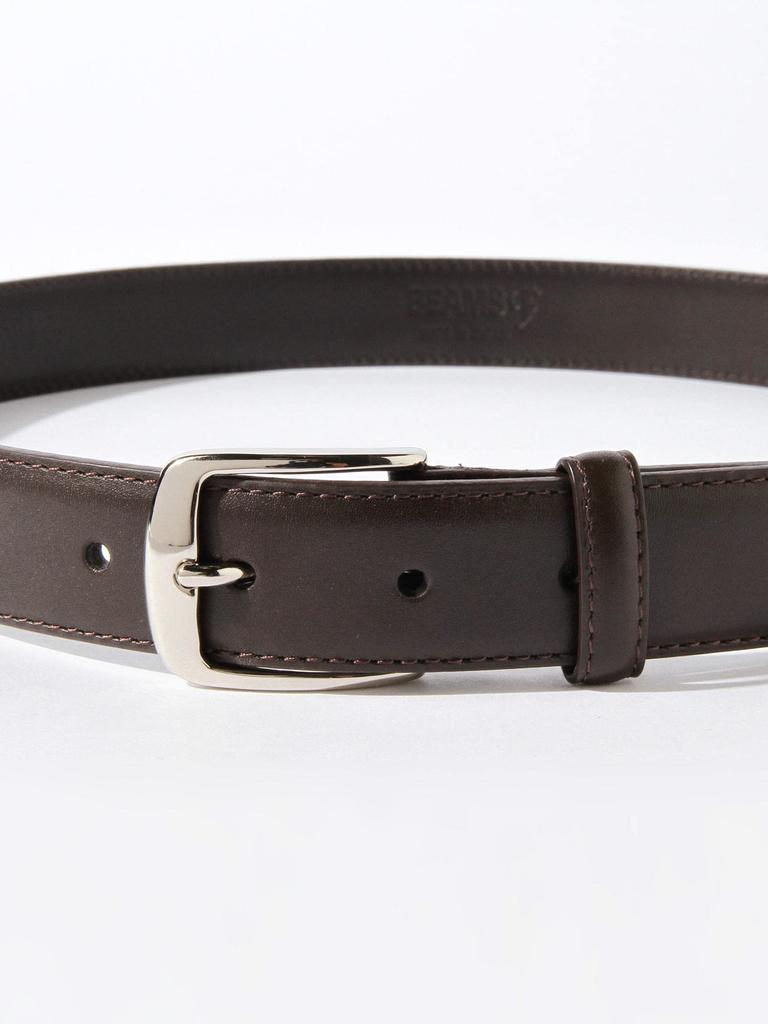 [BEAMS' 100 Must-Have Items] [BEAMS F] Classic Kip Leather Belt 21520032996 D.BROWN Dark Brown Size 36 21520032996