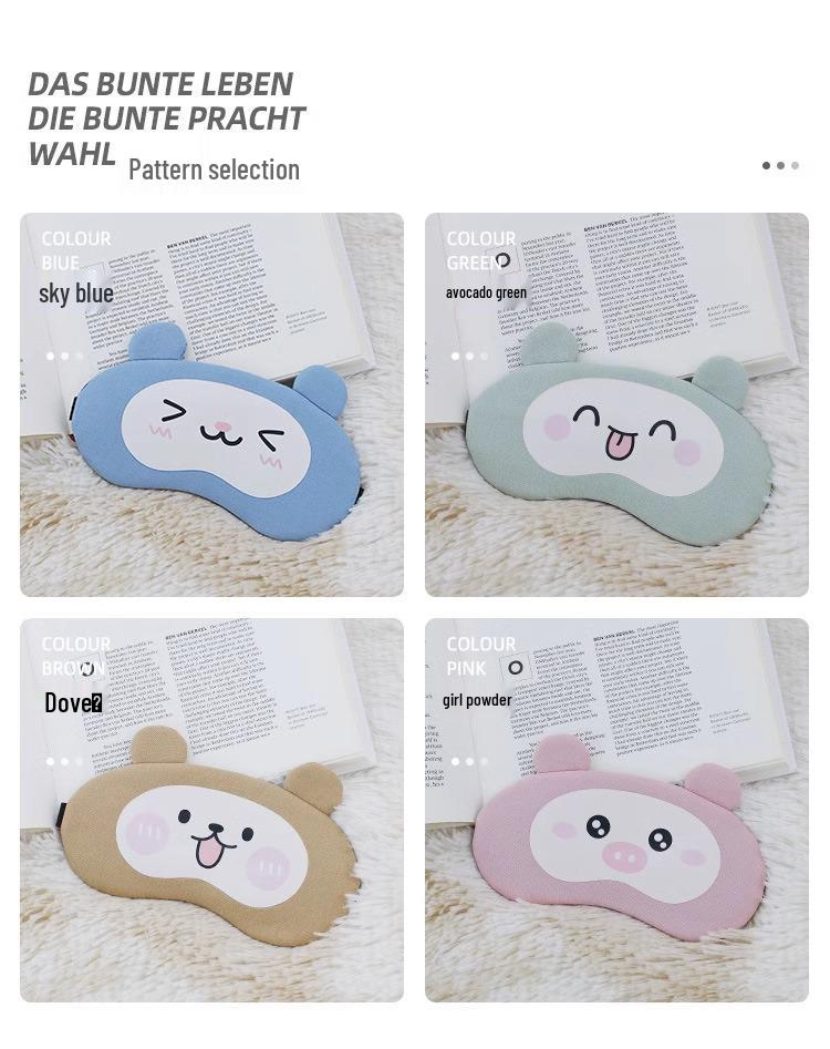 Sleep Mask with Ice Pack: Relieves Eye Fatigue, Ideal for Naps, Hot/Cold Compress