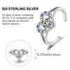 Kupfer Verstellbarer Ring Kleeblatt Hitze Kreuz Authentischer Fingerring Ideal Für Frau Schmuck Jahrestag Geschenk Hohe Qualität