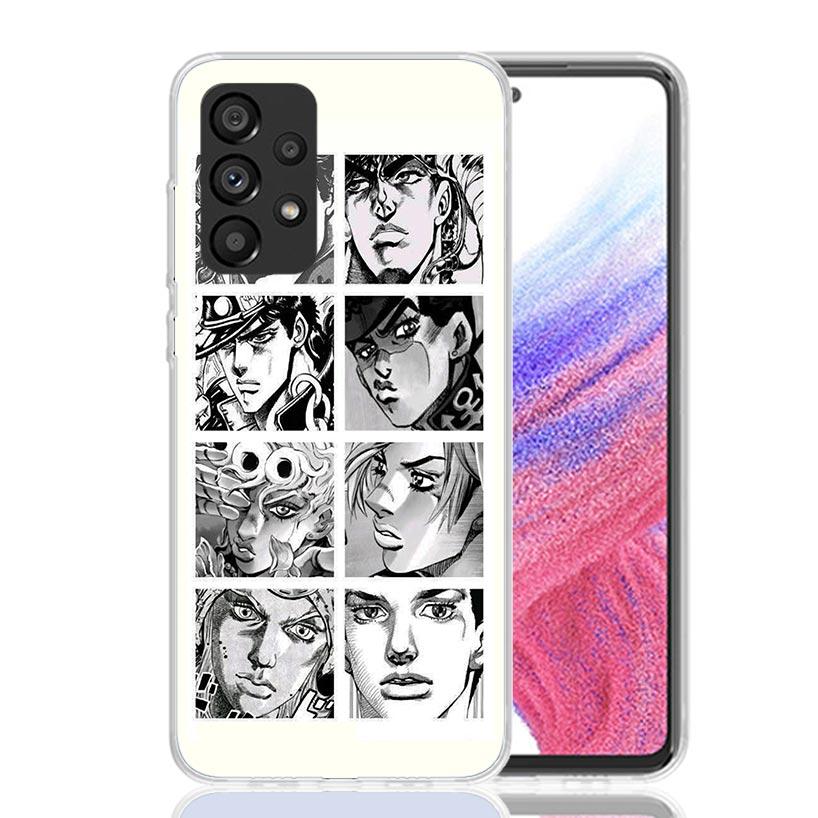 Anime JoJo Bizarre Adventure Case Phone Cover for Samsung Galaxy A17 A16 A15 A14 A13 A56 A55 A54 A53 A36 A35 A34 A33 A26 A25 A24