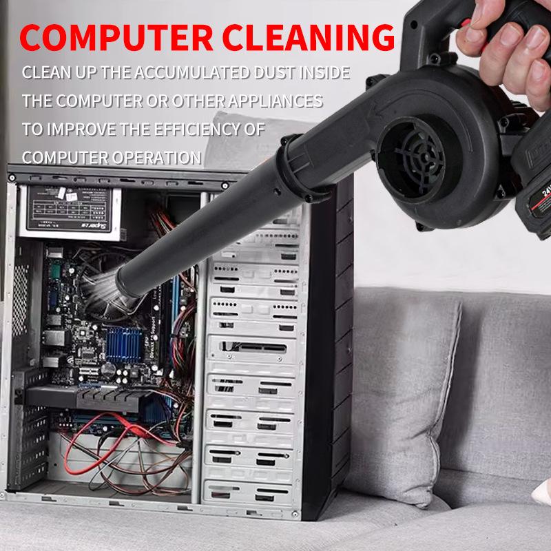 Portable Dual-Purpose Blower: Outdoor Barbecue & Dust Cleaning, High-Power Handheld Blower with Blowing and Suction Functions