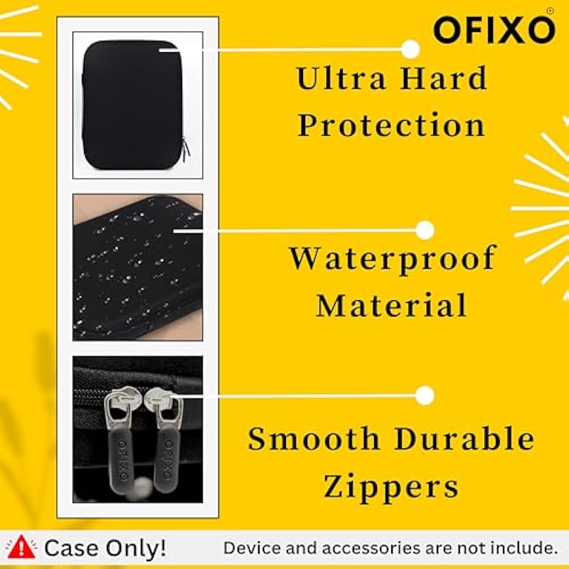 

Ofixo Organizer Bag Holder For Ipad, Pencil, Cable, A5 Note, Business Storage Padfolio With Tablet Sleeve, Portfolio Cas Large