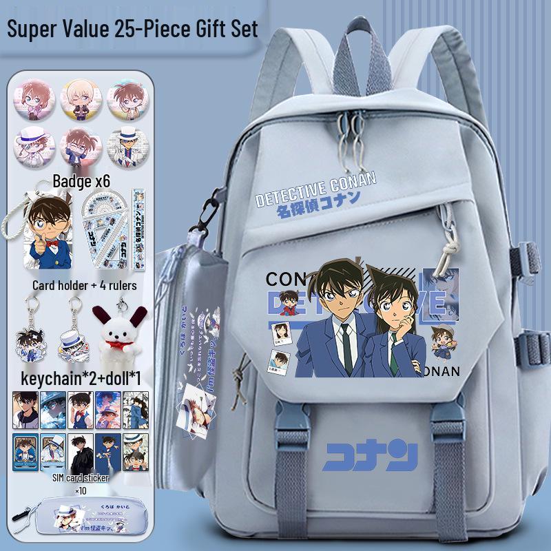 Detective Conan x Kaito Kid Large Capacity Backpack for Students