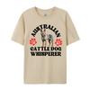 Australian Cattle Dog Whisperer Tshirts All Cotton Unisex Tops Tees Design TeeShirts Rife Basic Tshirts
