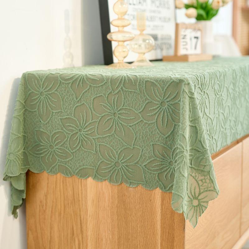 

Скатерть Рустикальная Бежевая Ажурная Вязаная Крючком Прямоугольная Скатерть для Обеденного Стола, Накрывная Ткань, Ткань-Фон для Фотографий Скатерть 90cm*120cm