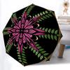 1pc Floral Mandala Automatic Opening/closing Umbrella, Reinforced 8-Rib Construction, Compact Travel Umbrella Yy250808159