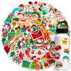 100 Christmas Themed Doodle Hand-painted Stickers Suitcase Refrigerator Skateboard Decoration Stickers