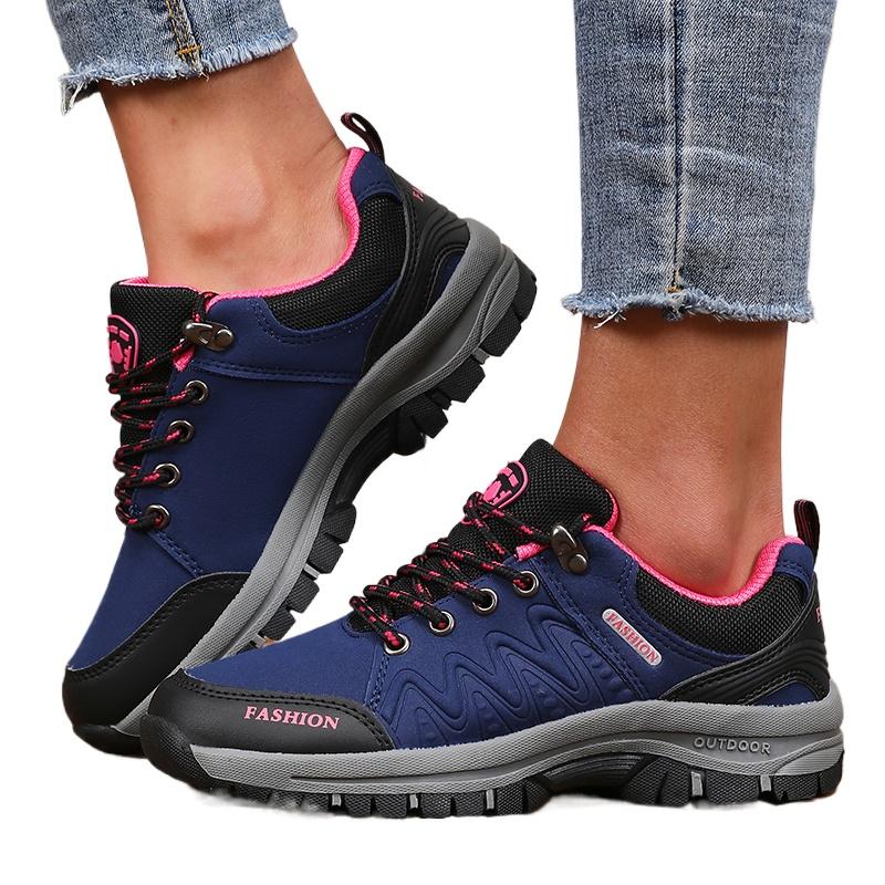 

Женская повседневная обувь на платформе, нескользящая обувь для кемпинга, модная классическая цветовая гамма, весенняя обувь для хайкинга, кроссовки для женщин 36