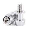 Motorcycle CNC Aluminium Alloy Swing Arm Spool Sliders Stand Swingarm Bobbins(8mm, Silver)