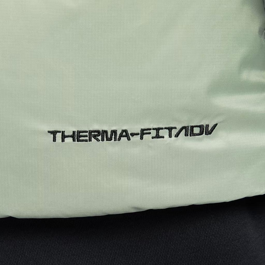 Nike Windrunner Therma-Fit Adv Wasserabweisende Webjacke Locker geschnitten mit Kapuze Warm Reißverschluss Langarm Daunenjacke Herrenjacken HQ7791-370