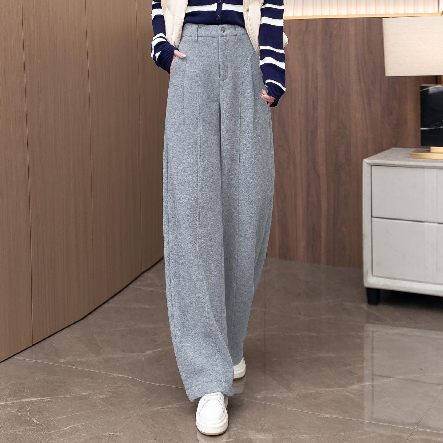 Women s Versatile Curved Leg High-Waisted Loose Slimming Straight Pants - 2026 Spring Bestseller XL / 29 [Recommended for 115-125 lbs]