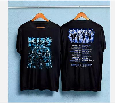 KISS End Of The Road World Tour Rock Music T-Shirt, End Of The Road Tour Shirt Unisex T-Shirt