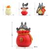 Totoro Lucky Bag Cat Girl New Year Theme Mini Model For Holiday Gifts And Celebrations