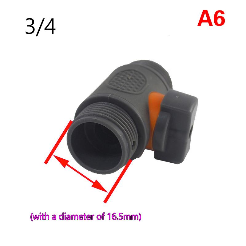 2 Stück 1/2" 3/4" Gartenschlauchadapter Schnellkupplung Stoppstecker Kupplung Verbinder Wasser Bewässerung Schlauch Reparatur Verlängerung Rohrfittings