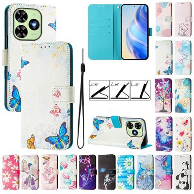 Pentru Oukitel C53 C50 C51 C38 C37 C35 C33 C32 Husă din piele Portofel magnetic Suport card Flip Folio Cover Kickstand Huse de protecție