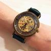 Made in Japan Wristwatch Handmade Watch Green L Size Unisex Hand-wound Men's Women's RER-23B