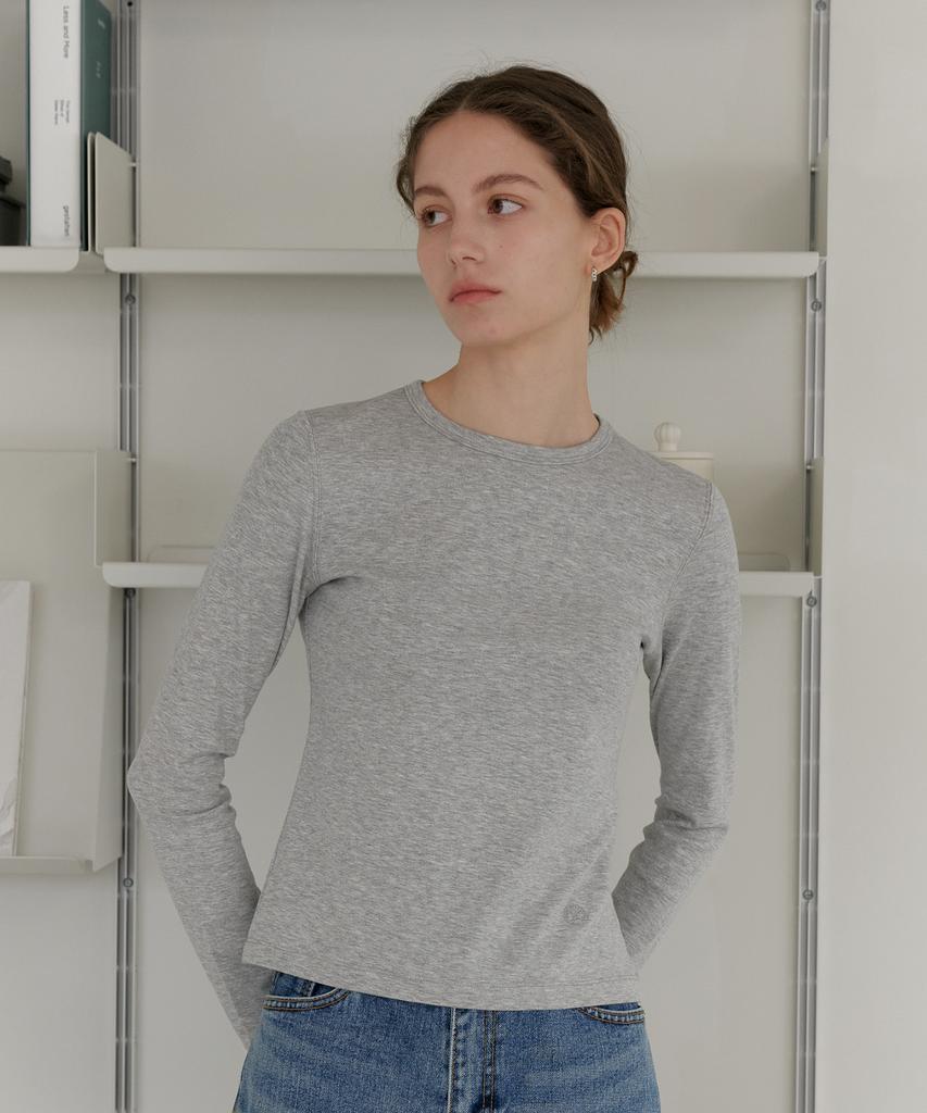 YUPPE Basic Slim T-Shirt_Gray