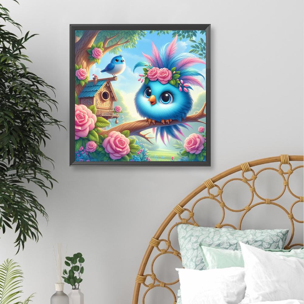 5D DIY Full Round Drill Diamond Painting Animal Kit Home Decor Art Craft 40x40cm