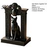 Egyptian Cat Statue Statue, Ancient Egypt Inspired Figurine, 3D Printed Decor Vintage Style Ornament for Home Office Desk, Shelf Art Craft Mythology