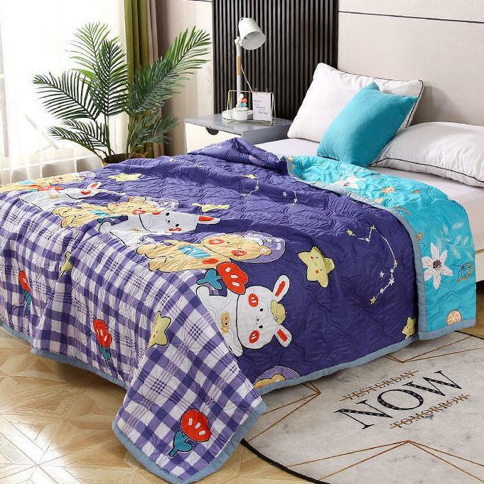 Summer Cooling Blanket Single Double Air Conditioner Thin Multi-layer Yarn Cotton Towel Blanket Comfort Blanket