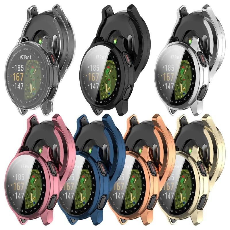 Screen Protector Case for Garmin Approach S50 Soft TPU Face Cover All-Around Protective Bumper Accessories for Garmin S50