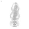 Effective Prostate Toy Smooth Fast Adaptation Rounded Tip Transparent Butt Plug Sex Toy for Bedroom