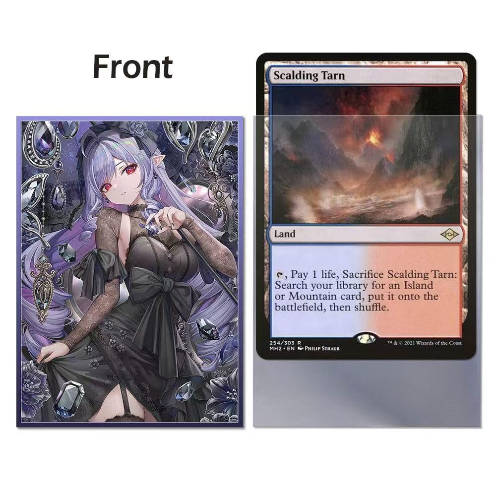 Zenless Zone Zero Vivian Card Sleeves 67x92mm Trading Card Sleeves Laser Animation PTCG 60 Sleeves