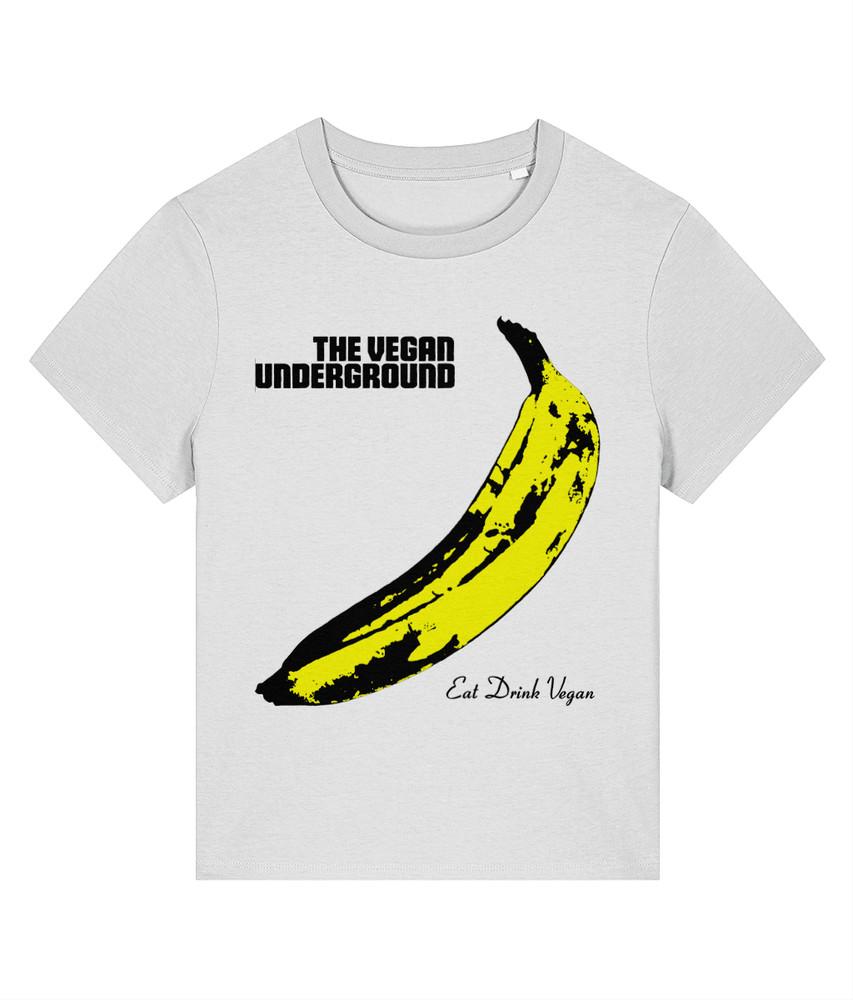 

The Vegan Underground - Yellow Banana - Women s Organic T-Shirt - Velvet S