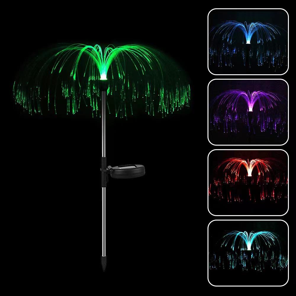 Solar Flower Lights Garden Decor Outdoor Waterproof Solar Yard Lights Color Changing