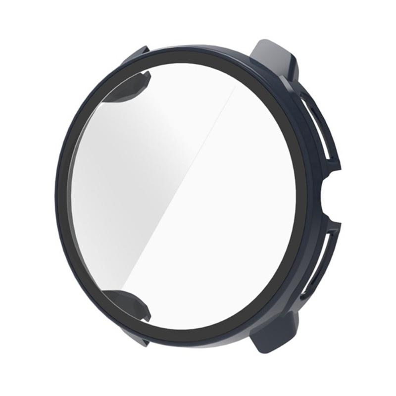 

Shockproof Full Coverage Smartwatch Integrated Tempered Glass Screen Protector Defense Hard Sleeve Case Guard for RACE 2 синій