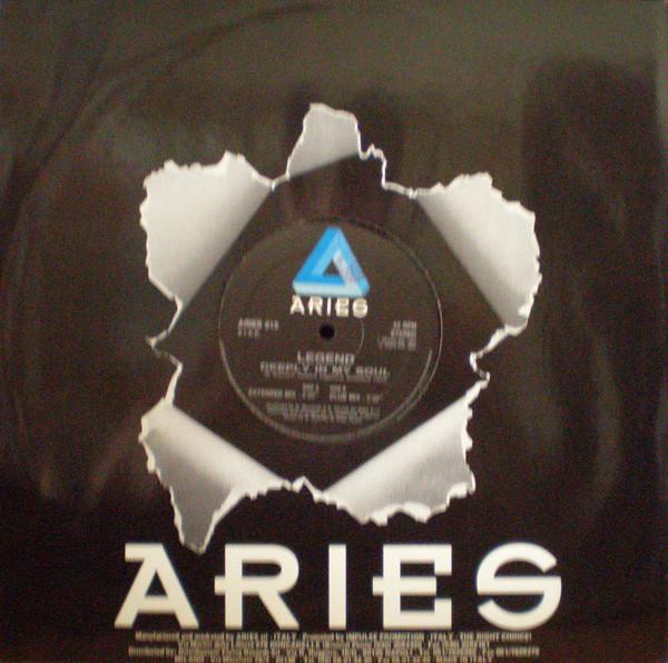 

12inch Record LEGEND - Deeply In My Soul ARIES013 Aries Records 1993 Italy Dance & Electronica Used