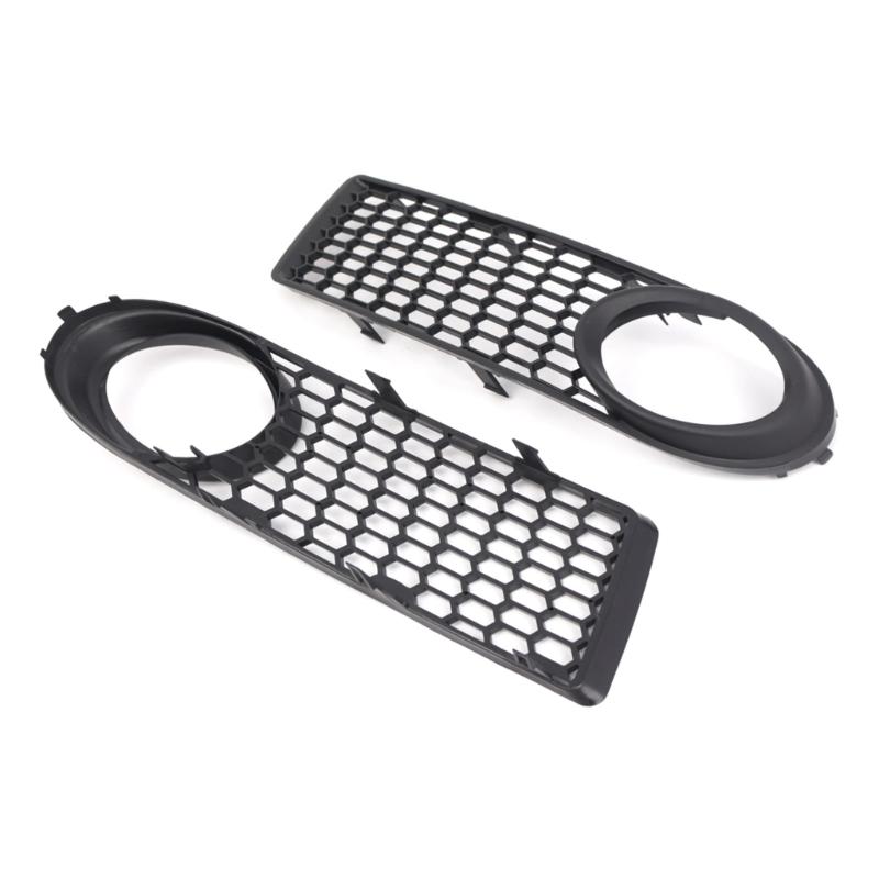 Car Exterior Left Right Front Bumper Grilles Foglight Lower Grilles Lamp Frame Cover for 1C0807683A 1C0807684A 2006-2010