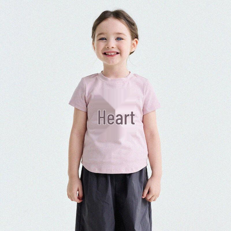 Yunerma Kids' Summer Versatile Cartoon Print T-Shirt