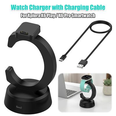 Magnetic Charging Stand with Cable Charger Dock Replacement Accessories Compatible for Xplora X6 Play / X6 Pro Smartwatch